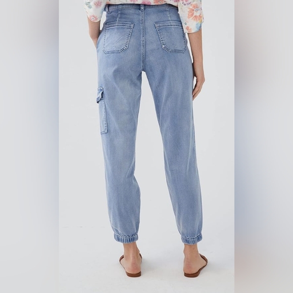 FDJ French Dressing Loose Fit Cargo Ankle Jeans for Women, Casual Relaxed Fit - Picture 2 of 6